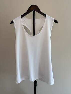 Champion Double Dry White Racerback Active Tank Top Size 3X